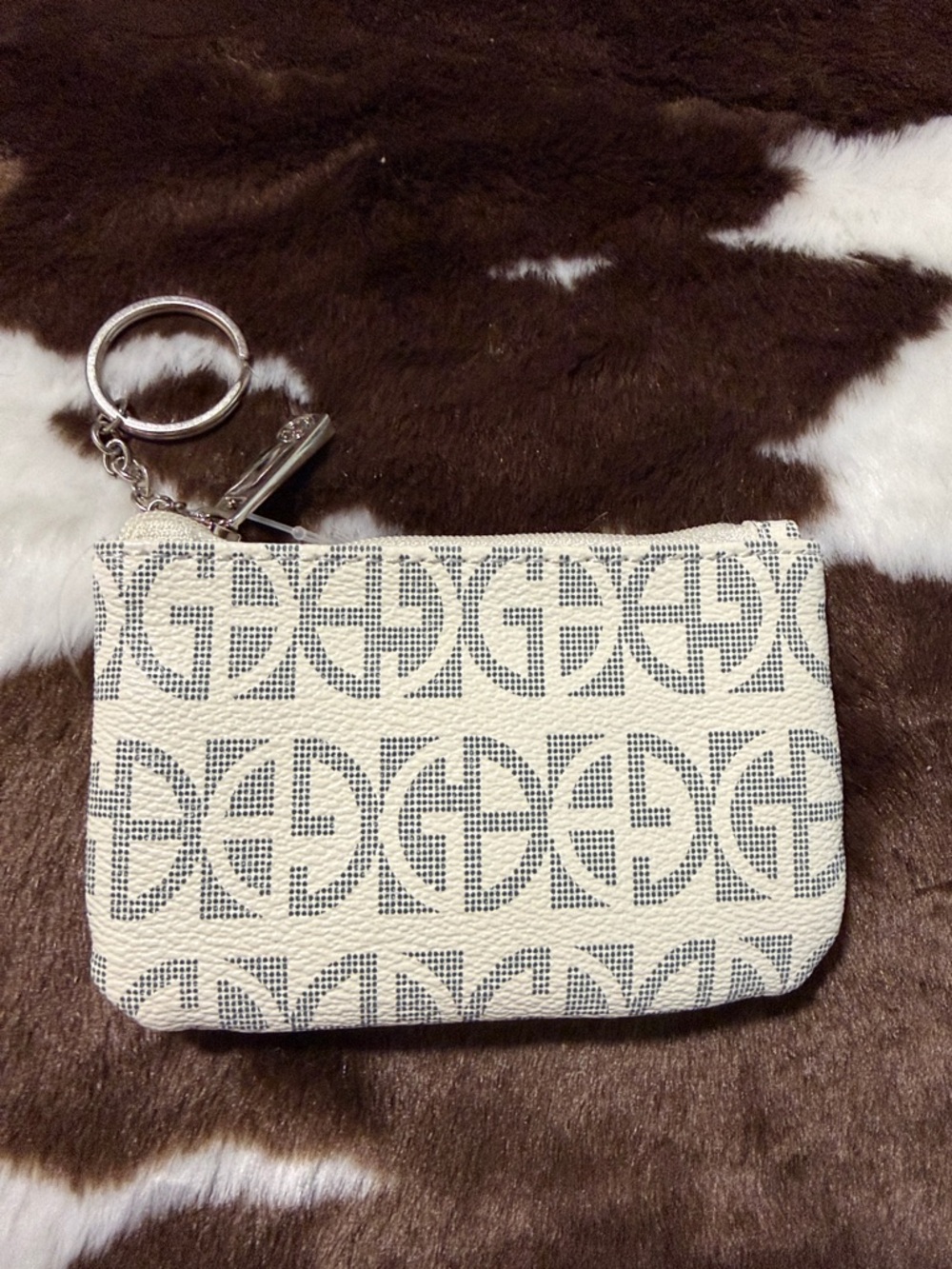 Giani Bernini ID Coin Bag Mini Wallet Keychain monogram